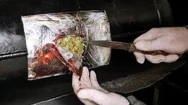 Konya'da zehir tacirleri uyuşturucuyu bakın nereye saklamış!