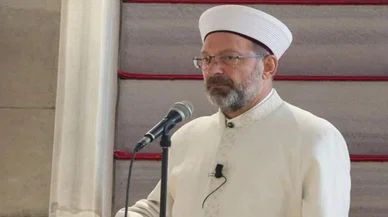 Diyanet İşleri Başkanı Erbaş, Kızılcahamam'da şehitler için dua etti