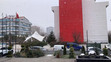 Konya'nın merkez ilçesinde yoğun kar yağışı başladı!
