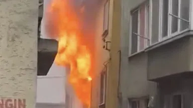 Ahşap evde yangın! Artık kullanılamıyor...