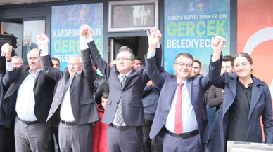 Karapınar'da AK Parti rüzgarı! Seçim Koordinasyon Merkezi açıldı