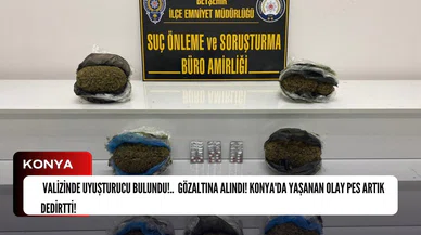 Valizinde uyuşturucu bulundu!..  Gözaltına alındı! Konya'da yaşanan olay pes artık dedirtti!