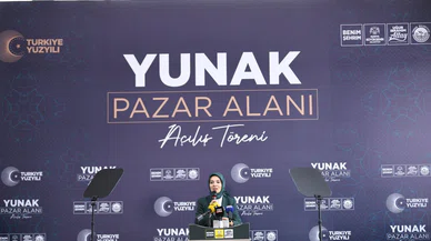 Açılışı Bakan Göktaş yaptı: Yunak'a modern kapalı pazar alanı kazandırıldı!
