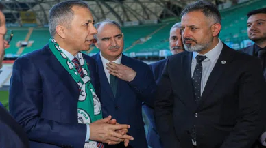 Bakan Yerlikaya'dan Konyaspor'a önemli ziyaret