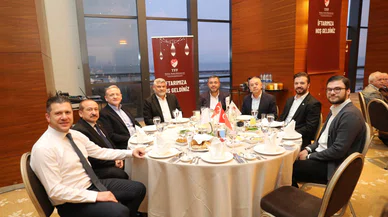 Konyasporlu yönetici, TFF'nin iftar yemeğine katıldı