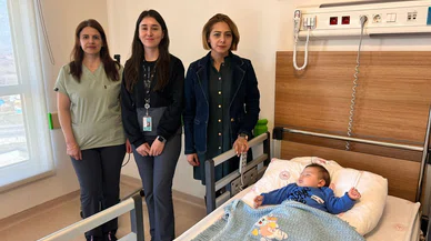 6 aylık bebek ameliyat ile hayata tutundu!