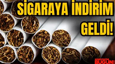 Sigaraya zam değil indirim geldi!