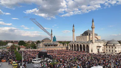 Konya’da nefes kesen gösteri!
