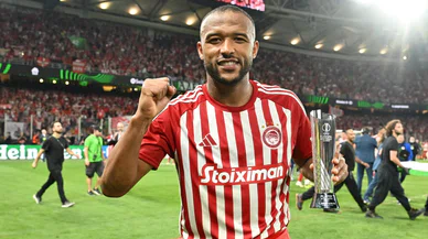 El Kaabi, Olympiakos'u Konferans Ligi'nde şampiyon yaptı