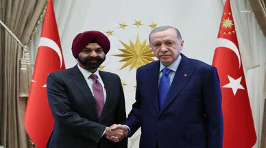 Cumhurbaşkanı Erdoğan, Dünya Bankası Başkanı Banga'yı ağırladı