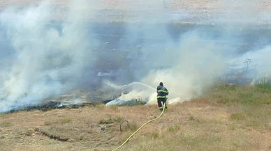 O ilde yangın paniği