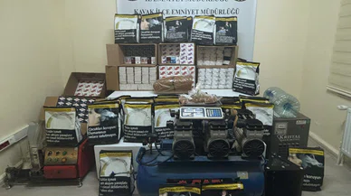 Market değil resmen kaçak sigara imalathanesi!