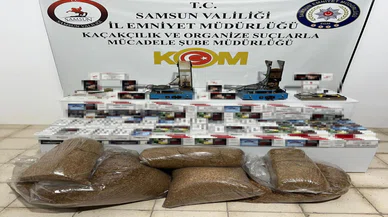 O ilde koli koli kaçak makaron yakalandı! Çok sayıda gözaltı