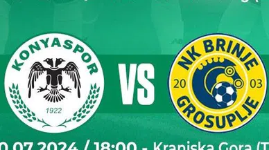 Konyaspor - Brinje Grosuplje maçı vanlı yayın bilgisi