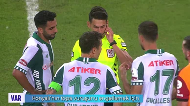 Konyaspor -  Galatasaray maçının VAR kayıtları!