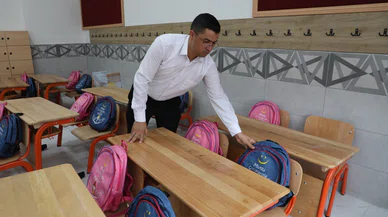 Konya'da ilkokula başlayanlara destek...