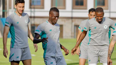 Konyaspor, son çalışmasını Trabzon'da yaptı