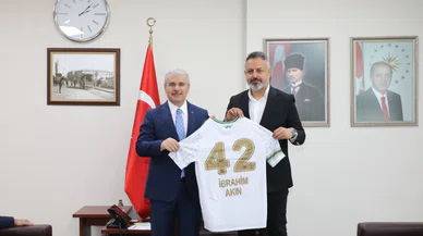 Konyaspor'dan Vali Akın’a ziyaret