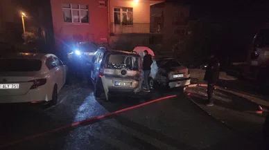 Konya’da üç araç kundaklandı!