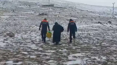 Konya’da ormanda mahsur kalan kadın kurtarıldı