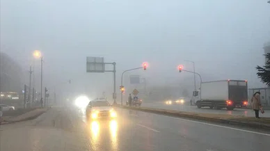 Konya’nın Cihanbeyli İlçesi'nde yoğun sis