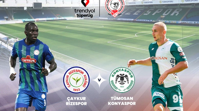 Rizespor - Konyaspor maçı CANLI (1-1)