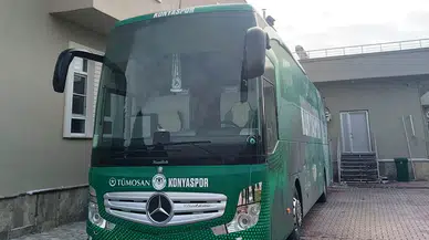 Konyaspor, otobüsle Alanya'ya gitti