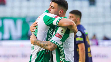 Konyasporlu stoper beraberliği mağlubiyet saydı