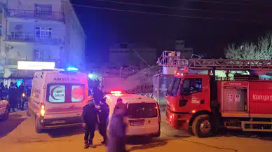 Konya'da bina çöktü! Konya Valisinden ilk açıklama