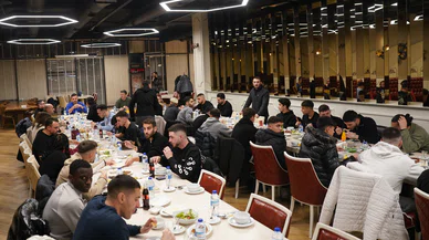 Konyaspor maçı öncesi toplandılar