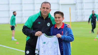 Konyaspor'un özel misafiri vardı