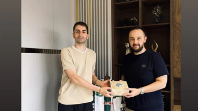 Konyasporlu yöneticiye ziyaret