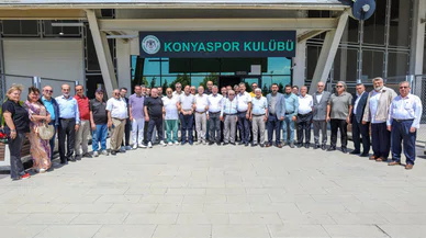 Konyaspor Başkanı Ömer Atiker’e ziyaretçi akını