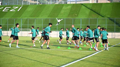 Konyaspor, Erzurum'da son antrenmanını yaptı