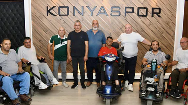 Konyaspor'da Başkan Atiker'den engelli taraftarlara söz