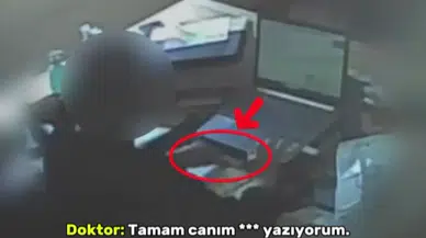 Şok görüntüler: Doktorun para karşılığı sahte rapor pazarlığı saniye saniye kamerada