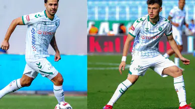 Konyasporlu iki oyuncu, sezonun ilk maçına çıktı