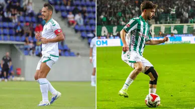 Konyasporlu Yasir ve Tunahan, kariyerlerinde ilki yaşadı