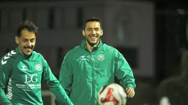 Konyaspor, Kocaelispor maçının mesaisine başladı