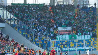 Konyaspor taraftarından Ankara'da müthiş destek