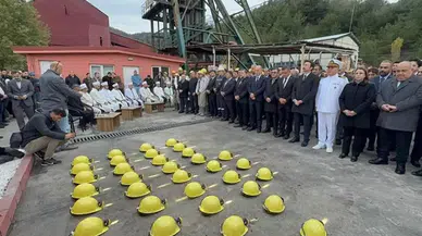 Maden faciasında ölen 43 işçi anıldı