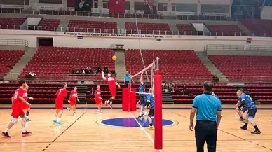 Konya'da voleybol coşkusu yaşanıyor
