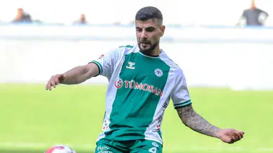 Konyasporlu oyuncu, Karagümrük maçında yok!