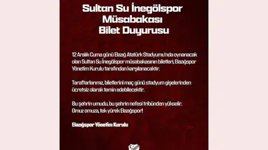 Elazığspor’da umutlar yeşerdi! İnegöl maçının biletleri ücretsiz