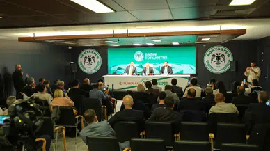 Konyaspor Başkanı Ömer Atiker'in basın buluşmasından yansıyanlar ve Çağdaş Atan