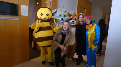 Konya'da kalpleri ısıtan yılbaşı partisi