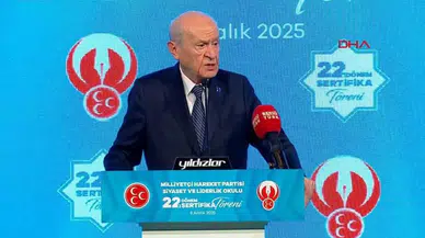 MHP lideri Bahçeli: "PKK kurucu önderliğinin mesajları makul"