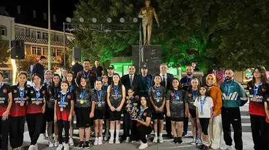 Bozkır’da genç sporcuların başarısı kutlandı