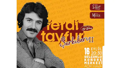 Selçuklu'da Ferdi Tayfur Şarkıları Konseri Nostalji Rüzgarı Estirecek