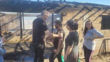 Seydişehir Belediye Başkanı Ustaoğlu'ndan mağdur aileye destek sözü